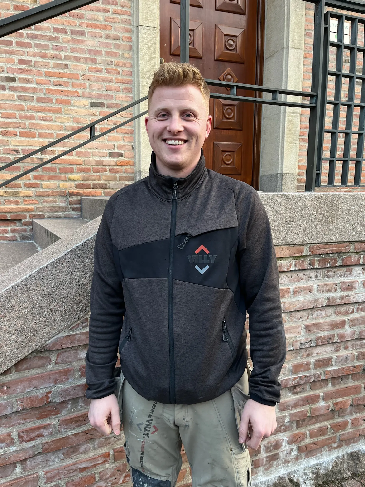 Jens, Tømrersvend hos Villy's Tømrerforretning